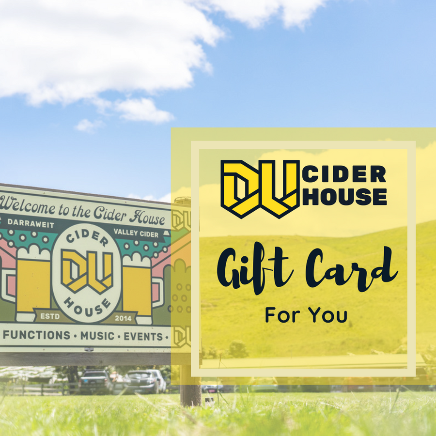 Cider House Gift Vouchers - Can be redeemed in person at the counter